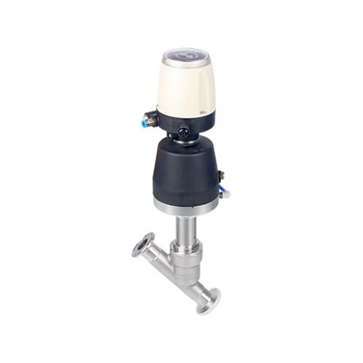 Plastic Pneumatic Angle Seat Valve